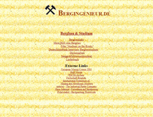 Tablet Screenshot of bergingenieur.de